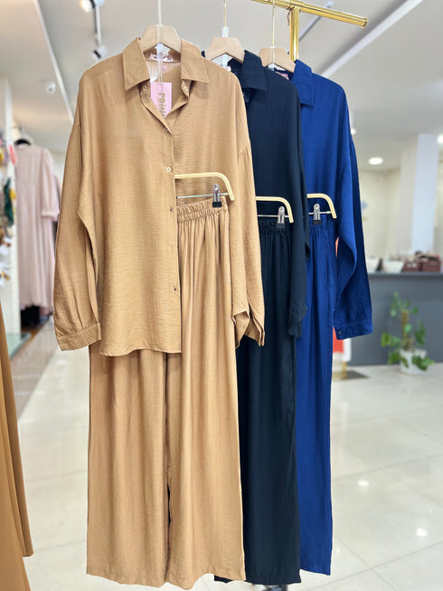 Summer Casual Long Sleeves Collar Down Shirts